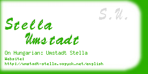 stella umstadt business card